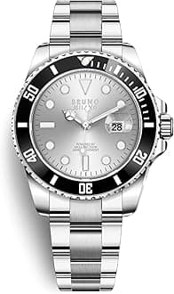 BRUNO MILANO Royal Masterpiece Ultra-Thin Quartz Movement with Stainless Steel Band Fashion Watch for Men and Boys