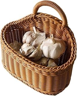 Egg Baskets Basket Rattan Storage Baskets Wall Hanging Storage Baskets Onion Baskets Egg Storage Laundry Basket