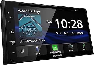 Kenwood DDX57S Multimedia Receiver Compatible with Apple CarPlay & Android Auto (Renewed)