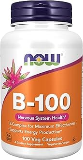 Now Foods Vitamin B-100 Capsules, 100-Count