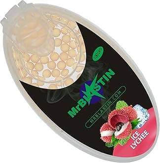 100 Crushballs for Cigarette Filters Insertion, Many Flavours Available, Menthol Mint Crush Balls, Flavoured Capsules. Click on Inserts Beads (Ice Lychee)
