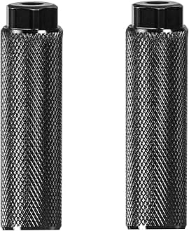 KINSPORY BMX Pegs, Bike Pegs, 10mm - 26 Teeth Aluminum Alloy Stunt Pegs Pack of 2