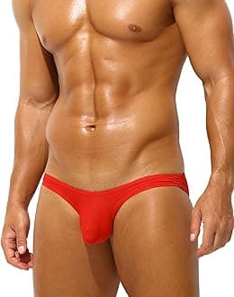 Men's Low Rise Briefs Sexy Bikini Breathable Soft Bulge Pouch Modal Underwear