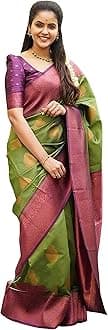 Womens Banarasi Saree Saree (pack of 1)