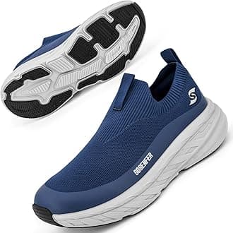 MrToNo Slip on Sneakers Men Sports Shoes Without Laces Sneakers Men Lightweight and Comfortable Running Shoes Outdoor Casual Shoes Non-Slip Gym Jogging Shoes