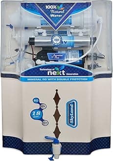 Aquatec Plus - SkyLand 18L RO+UV+UF+TDS Water Purifier for Home (White) Work Up to 2500 TDS