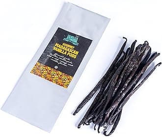 Madagascan Vanilla Pods - Pack of 20 Vanilla Pods - Grade A Vanilla Beans - Whole Grade A Vanilla Pods - Premium Madagascar Vanilla - Vanilla Pods & Beans From Around The Globe