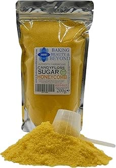 Baking Beauty and Beyond Premium Candy Floss Sugar 200g - Honeycomb Flavour