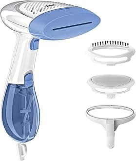 ExtremeSteam Hand Held Fabric Steamer with Dual Heat; White
