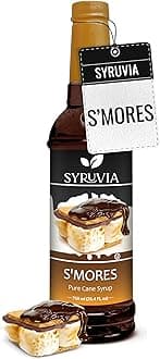 Coffee Syrup, S'mores Flavored Syrup for Drinks, Lattes, and Desserts – 25.4 fl oz