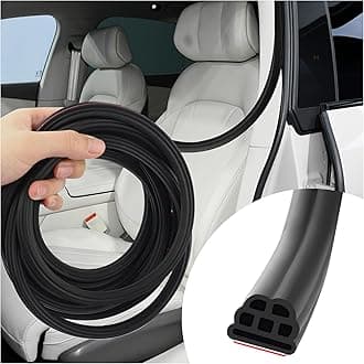 16.4Ft Upgraded Car Weather Stripping Door Seal,Three-Layer Weather Stripping Self-Adhesive Seal Gaps from Drafts&Noise,Universal Rubber Car Door Seal/Protectors for Most Cars (16.4Ft)