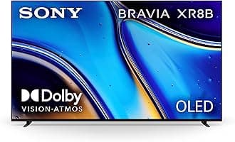 55 Inch OLED 4K Ultra HD TV BRAVIA XR8B Smart Google TV with Dolby Vision HDR and Exclusive Features for PlayStation® 5 (K-55XR8B), 2025 Model