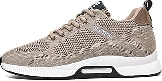 Recyphi Men's Invisible Height Increasing Elevator Shoes Lightweight Sport Shoes Height-Boosting Fashion Sneakers 2.4'' Taller