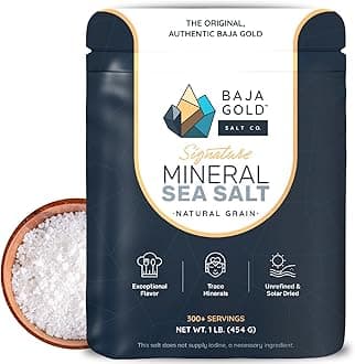 Baja Gold Mineral Sea Salt Natural 1 Lb