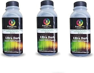 Print Star Ultra Dark Toner Powder Comaptible with Hp 88A, 78A, 36A, 83A, 35A, 85A & Canon 925,328,326,337 Toner Cartridges (Pack of 03)