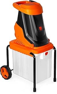 41130 Electric Wood Chipper and Shredder, 15-Amp, Black