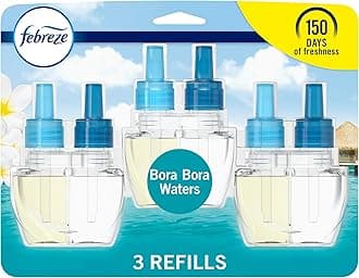 Febreze Odor-Fighting Fade Defy PLUG Air Freshener Refill, Bora Bora, .87 fl. oz. Oil Refills- Pack of 1