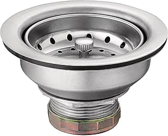 Moen Kitchen Sink Strainer Basket with Drain Assembly, Stainless Steel, 22036