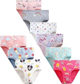 Girls' Underwear Comfortable Briefs Cotton