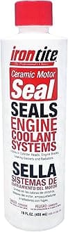 Irontite Ceramic Motor Seal - Engine Cooling System Sealer for Head Gaskets, Radiators, Leaks, & Cracks - Prevents Corrosion & Rust, Improves Cooling Performance, Stops Overheating & Coolant Loss