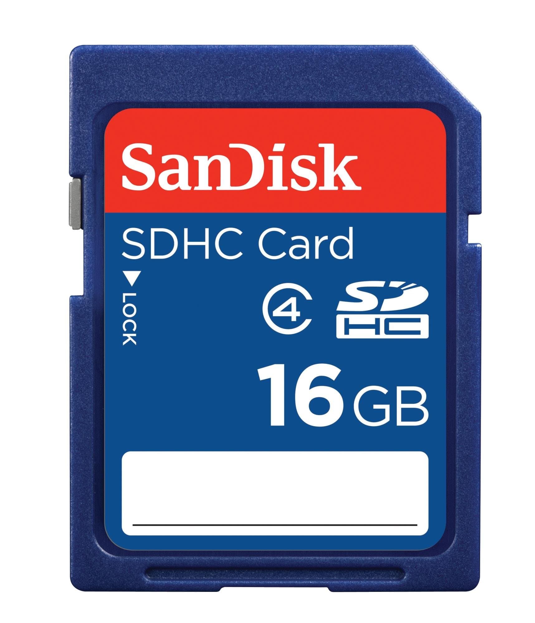 Flash 16 GB SDHC Flash Memory Card SDSDB-016G (Label May Change)