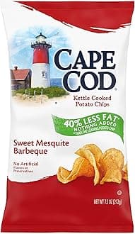 Less Fat Sweet Mesquite Barbeque Chips, 7.5 Oz Bag