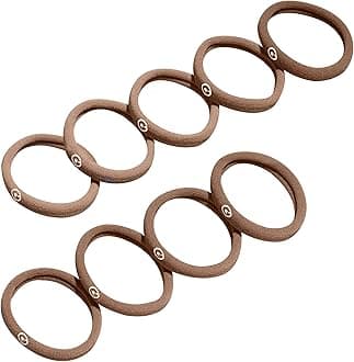 Gimme Beauty - Any Fit No Damage Hair Ties - Blondie - Seamless Microfiber Elastics - Hair Accessories With All Day Hold - No Snagging, Dents, or Breakage Hair Tie Pack (9 count)