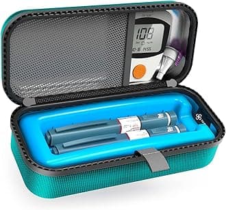 SHBC Insulin Pen Carrying Case Portable Medical Cooler Bag for Diabetes with ...