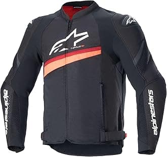 T-GP Plus R V4 Airflow perforated Motorcycle Textile Jacket, black/neon red, M