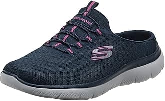 Women's Summits - Swift Step Sneaker Mule, Navy/Hot Pink, 9