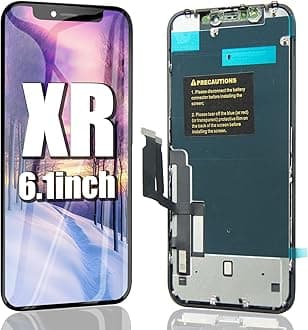 EFAITHFIX for iPhone XR LCD Screen Replacement 6.1 Inch LCD Display 3D Touch LCD Screen Digitizer Full HD Frame Assembly Compatible with Model A1984,A2105,A2106,A2108 with Waterproof Adhesive,No Tools