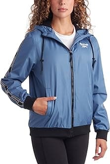 Reebok Women's Jacket – Lightweight Weather Resistant Fleece Lined Windbreaker Coat – Classic Windbreaker for Women (S-XL)