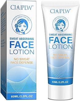 – Sweat Absorbing Face Lotion, Antiperspirant for Face, Prevent Excess Facial Sweating and Facial Shining, Block Sweat and Oily Skin Control, Anti Sweat Cream For Women and Men, 60ml