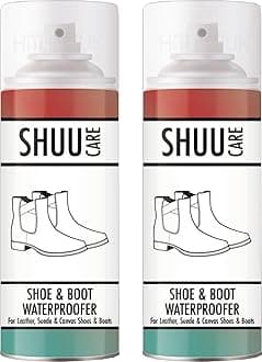 Shoe Protector Spray 2 x 300 ML - long lasting Waterproof and stain protection, Waterproof Spray to Protect Shoes