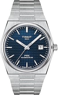 [ティソ] 腕時計 TISSOT PRX ピーアールエックス パワーマティック80 ブレスレット T1374071104100 メンズ ブルー文字盤