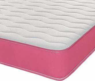 eXtreme comfort ltd Hybrid Cooltouch Colours Mattress | 2ft6 Shorty (75cm x 175cm) | Memory Foam & Coil Spring | Plush Feel | Cooltouch Plus Sleep Surface | 18cm Deep | Pink | Maximum Value