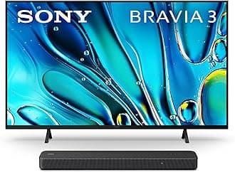 Sony 43 Inch 4K Ultra HD TV BRAVIA 3 LED Smart Google TV HT-S2000 Compact 3.1 Ch Dolby Atmos Sound Bar.