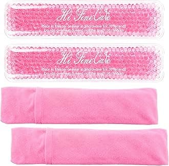 Postpartum Ice Pack, Hot and Cold Pads for Postpartum Essentials, 3 Count Gel Cooling Pad, Fast Pain Relief Convenient for Postpartum Recovery Helps Reduce Swelling (Pink)