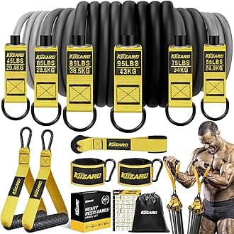 Heavy Resistance Bands for Working Out, 300lbs/360lbs Heavy Exercise Bands with Handles, Resistance Bands for Men, Weight Bands Set for Muscle Training, Strength, Yoga, Home Workout Equipment
