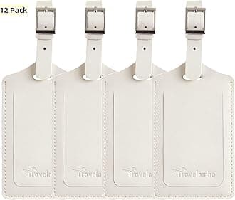 Luggage Tags for Suitcases PU Leather Travel Tags Bag Tags Privacy Protection Travel Essentials