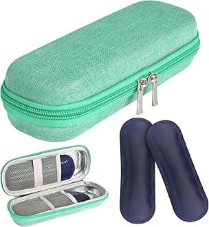 ACWOO Insulin Travel Cooler Case with 2 Ice Packs, Diabetic Supplies Storage for Medicine, Portable Small Pen Organizer