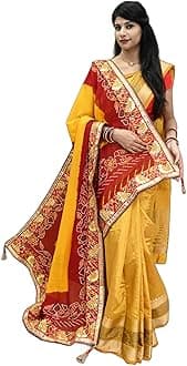 RANISATIYA Marwadi Jaipuri Bandhej Odhana