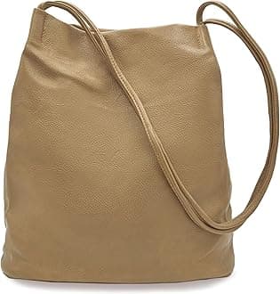 Women's Medium Size Vegan Leather Hobo Bucket Tote Handbags For Women - Elegant Black Handbag With Long Straps, Stylishly Spacious Designer Elegance bags for women