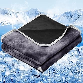 inhand Cooling Blanket Twin Size (60"x80"), Cooling Blankets for Hot Sleepers, Absorbs Heat to Keep Adults Cool for Summer Nights Sweats, Thin Cold Lightweight Blanket for Couch Bed, All Season Use