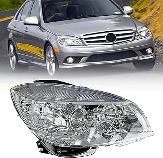 Headlight Compatible for Mercedes Benz W204 C Class C300 C230 C350 2008 2009 2010 2011 Headlamp (Right Side)