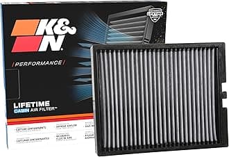 K&N Premium Cabin Air Filter: High Performance, Washable, Clean Airflow To Your Cabin: Designed For Select 2015-2018 Ford Mustang Vehicle Models, Vf2053