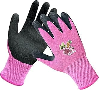 Kids Gardening Gloves for Boys Girls Outdoor Yard Work,Planting (3-12 years)