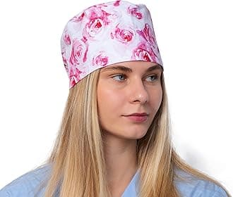 Print Scrub Caps - Perfect Hat for Nurses, Doctors and EMTs…