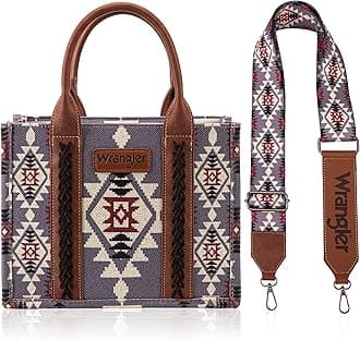 Montana West Wrangler Purse Western Aztec Tote Bag for Women with Guitar Strap