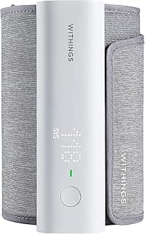 Withings BPM Connect - Digital Blood Pressure Cuff & Heart Rate Monitor - Blood Pressure Machine Arm Cuff, FDA Cleared, FSA/HSA Eligible, IOS & Android